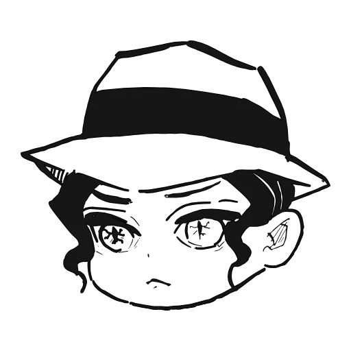 👿 Эмодзи «Demon Slayer ( adaptive)» для Telegram
