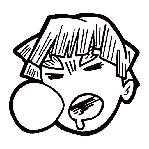 🤤 Эмодзи «Demon Slayer ( adaptive)» для Telegram