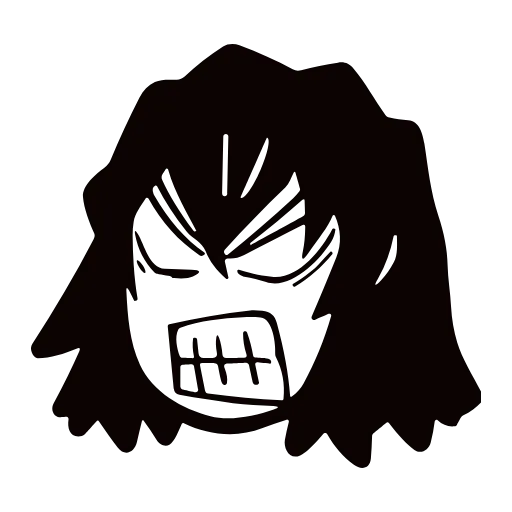 😤 Эмодзи «Demon Slayer ( adaptive)» для Telegram