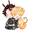 ❤️ Эмодзи «Demon Slayer» для Telegram