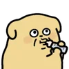 🐶 Эмодзи «Derpy Pup» для Telegram