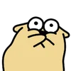 🐶 Эмодзи «Derpy Pup» для Telegram