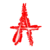 Эмодзи Deviltime Alphabet - красные буквы для Telegram — скачать