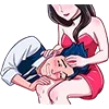 😴 Эмодзи «Дьявол И Дьяволица» для Telegram