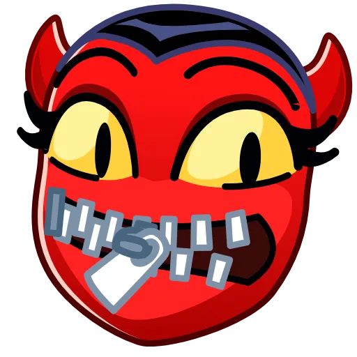 🤐 Эмодзи «Deviless Emoji» для Telegram