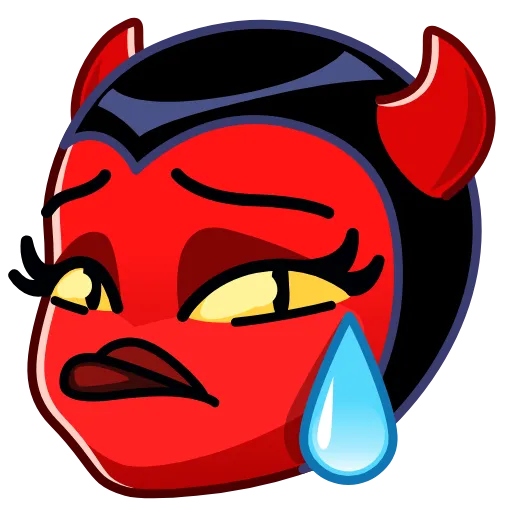 😢 Эмодзи «Deviless Emoji» для Telegram