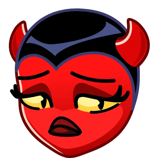 😔 Эмодзи «Deviless Emoji» для Telegram