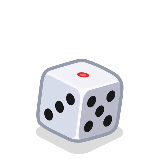 Стикерпак Dice Cube для Telegram