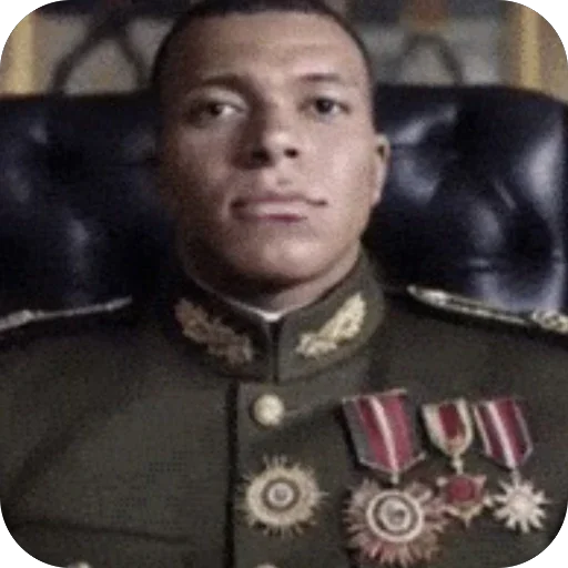 🫥 Стикер «Dictator Mbappe» для Telegram