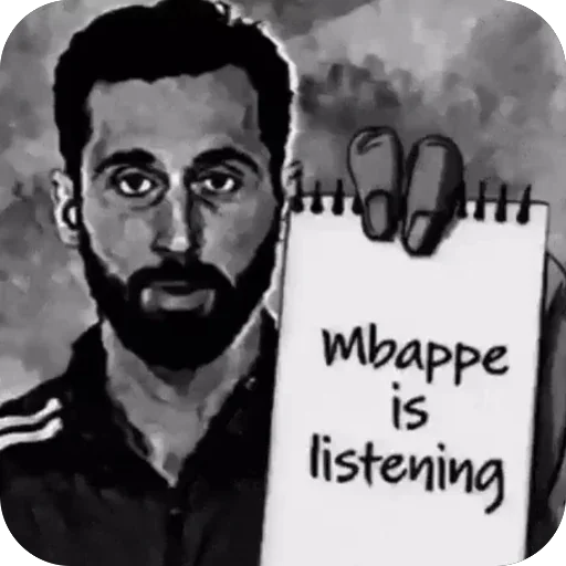🫥 Стикер «Dictator Mbappe» для Telegram