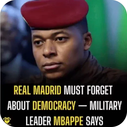 🫥 Стикер «Dictator Mbappe» для Telegram