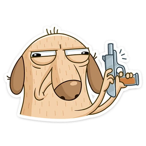 🔫 Стикер «Дигги» для Telegram