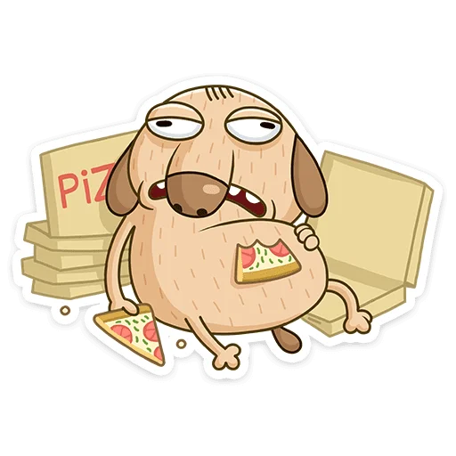 🍕 Стикер «Дигги» для Telegram