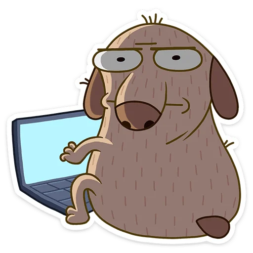 😐 Стикер «Дигги» для Telegram
