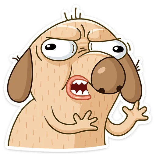 😠 Стикер «Дигги» для Telegram