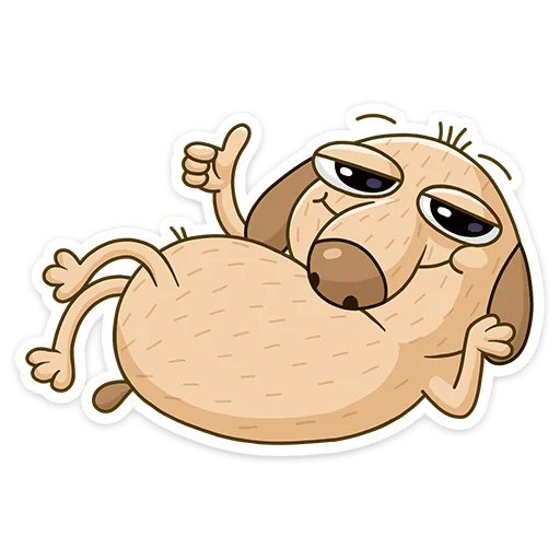👍 Стикер «Дигги» для Telegram