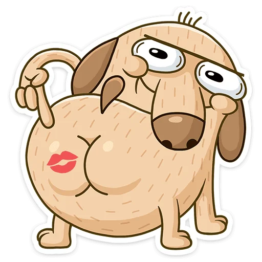 💋 Стикер «Дигги» для Telegram
