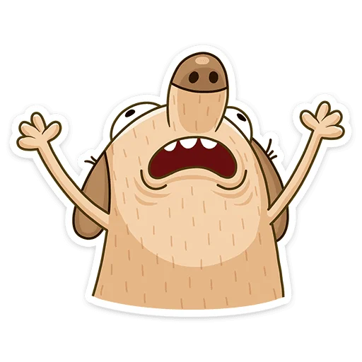 😨 Стикер «Дигги» для Telegram