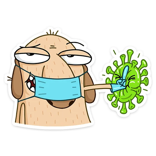 🦠 Стикер «Дигги» для Telegram