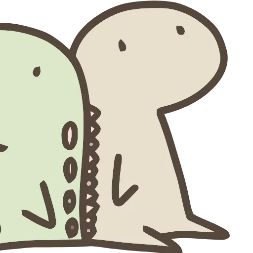 🦕 Эмодзи «Dinosaurs» для Telegram