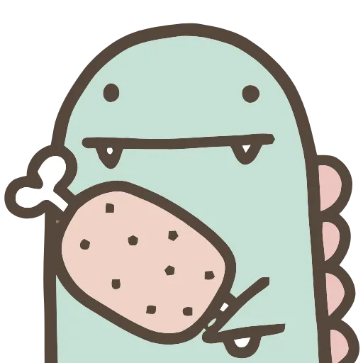 🦕 Эмодзи «Dinosaurs» для Telegram