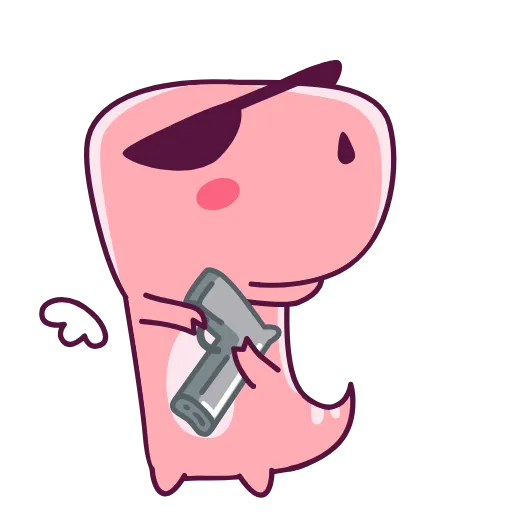 🔫 Эмодзи «Диночка» для Telegram