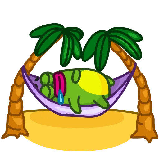 😴 Эмодзи «Din The Dino» для Telegram