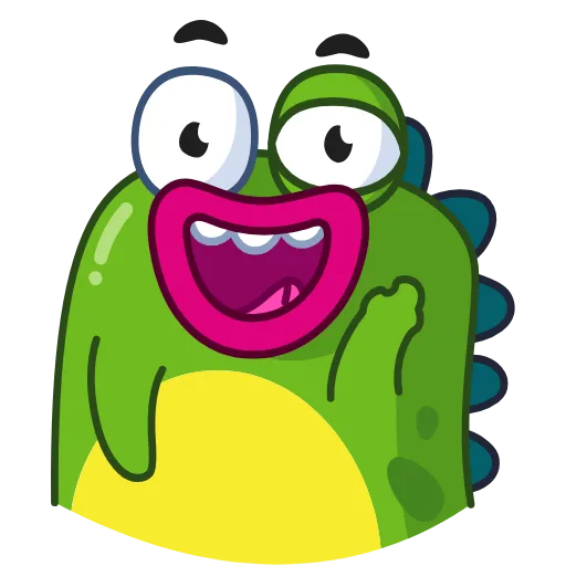 👌 Эмодзи «Din The Dino» для Telegram