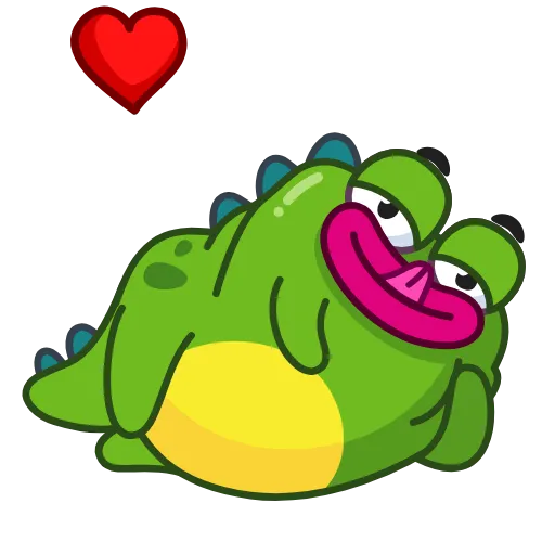😏 Эмодзи «Din The Dino» для Telegram