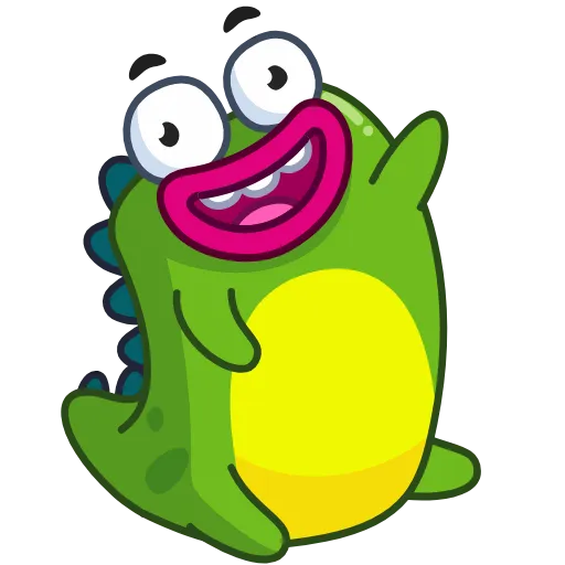 👋 Эмодзи «Din The Dino» для Telegram