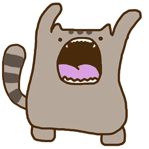 🐱 Стикер «Dirty Cat» для Telegram