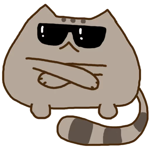 🐱 Стикер «Dirty Cat» для Telegram