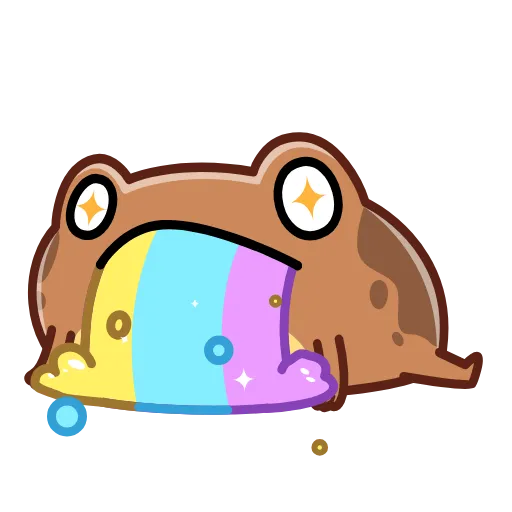 🤩 Эмодзи «Disgruntled Toad» для Telegram
