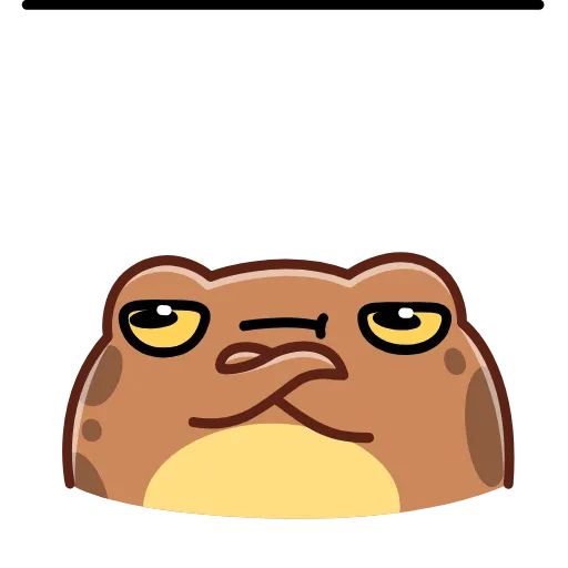 🖕 Эмодзи «Disgruntled Toad» для Telegram