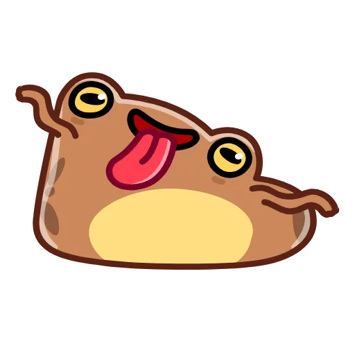 🤪 Эмодзи «Disgruntled Toad» для Telegram