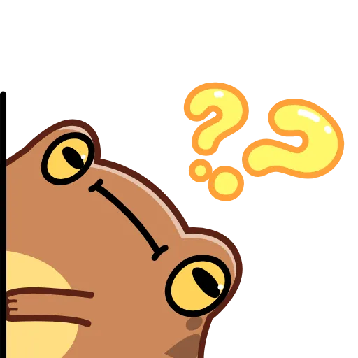 🤔 Эмодзи «Disgruntled Toad» для Telegram