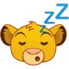 😴 Эмодзи «🐾 Disney The Lion King - Король Лев» для Telegram
