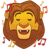 👨‍🎤 Эмодзи «🐾 Disney The Lion King - Король Лев» для Telegram