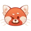 😉 Эмодзи «🙂 Смайлы по мульту Я краснею/Turning Red» для Telegram