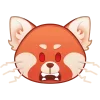 😠 Эмодзи «🙂 Смайлы по мульту Я краснею/Turning Red» для Telegram