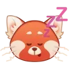 😴 Эмодзи «🙂 Смайлы по мульту Я краснею/Turning Red» для Telegram