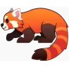 🐼 Эмодзи «🙂 Смайлы по мульту Я краснею/Turning Red» для Telegram
