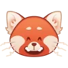 😄 Эмодзи «🙂 Смайлы по мульту Я краснею/Turning Red» для Telegram