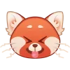 😝 Эмодзи «🙂 Смайлы по мульту Я краснею/Turning Red» для Telegram