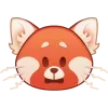 😟 Эмодзи «🙂 Смайлы по мульту Я краснею/Turning Red» для Telegram