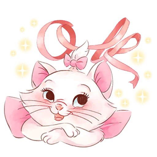 ☺️ Стикер «Disney&;s Marie Girly» для Telegram