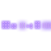 〰 Эмодзи «Dividers neon» для Telegram