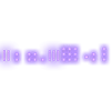 〰 Эмодзи «Dividers neon» для Telegram