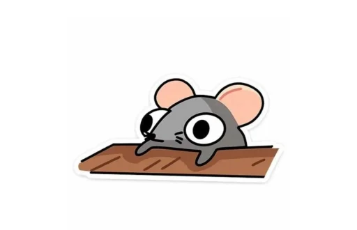 🤩 Стикер «Мыш Вася» для Telegram
