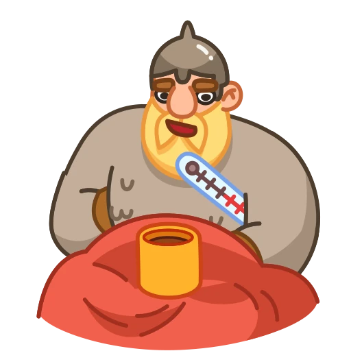 🤒 Стикер «Добрые воины» для Telegram